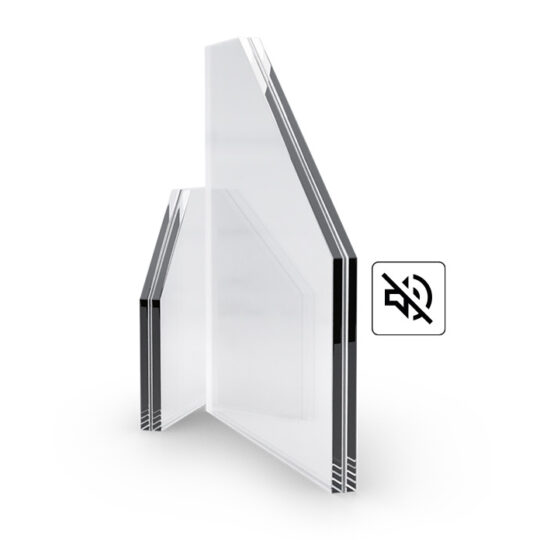 Schalldämmendes Glas